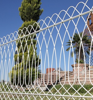 Designmaster Ornamental Steel Welded Wire fence applications 