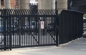 The pump house in Richmond Virginia's Shockoe Bottom was contructed after water damage from the James River seeped into its damaged parking lot.