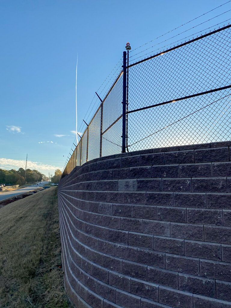 Retaining Wall Fence 