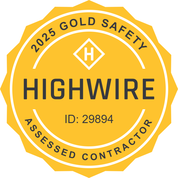 Highwire Recognizes its Safest Contractors & Vendors Safety Assessment Program - Gold Safety Award logo