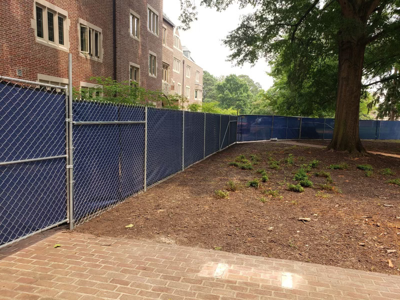 Driven-In Temporary Fence