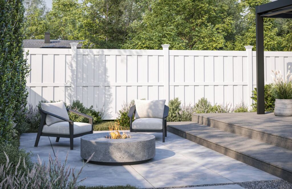 Vinyl Privacy Fence Installation