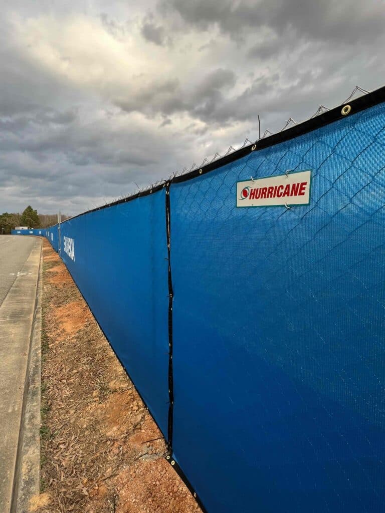 Driven Post Temporary Chain Link Fence