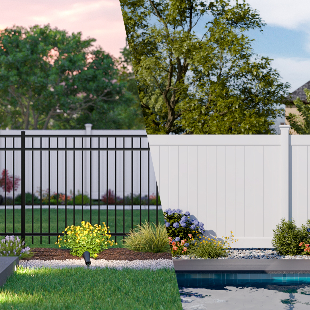 Aluminum vs. Vinyl Fencing