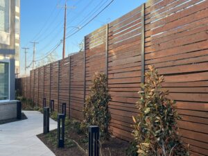 W9 - Custom Cedar Wood Privacy Screen