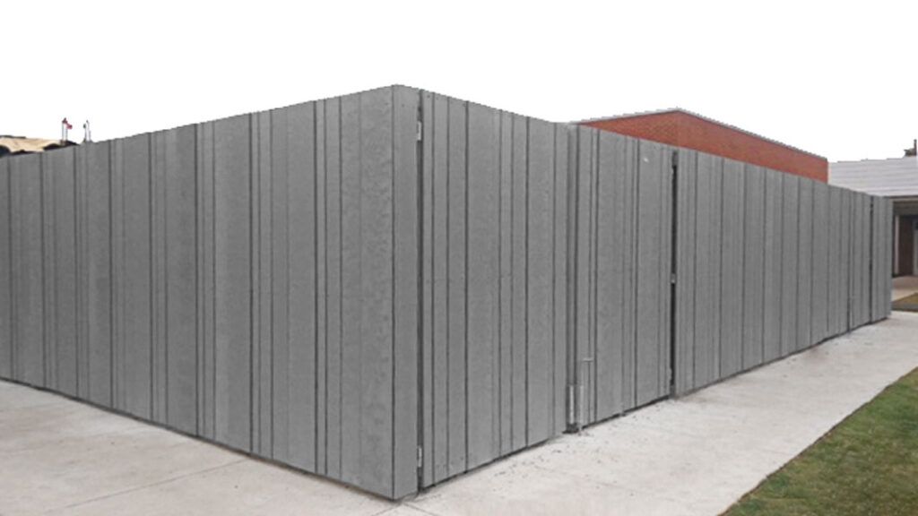aluminum Dumpster enclosures 2